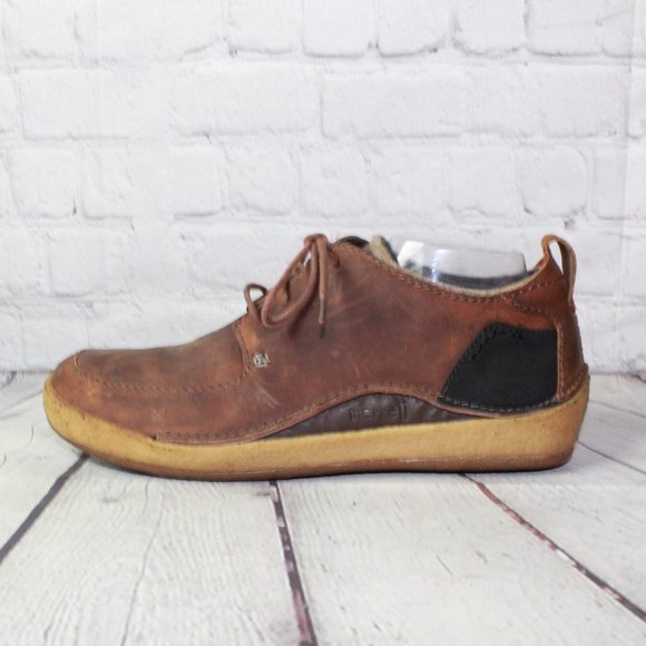 Merrell Other - MERRELL Rome Saddle Brown Leather Split Toe Lace Up Oxfords Shoes US 10